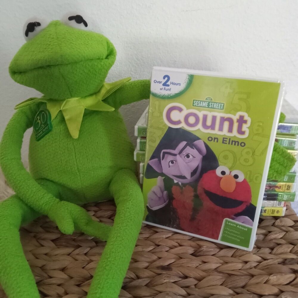 Sesame Street DVD Count on Elmo BRAND NEW SEALED Numbers Friendship